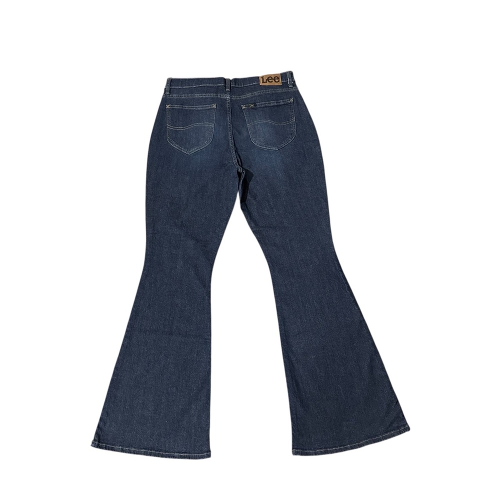Lee Women's Dark Blue Flare Jeans - Picture 3 of 8